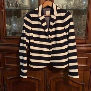 Gap blazer size 0 navy/white